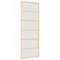 Preview: Schiebetür Golden 76x205 cm Matt ESG-Glas und Aluminium