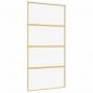 Preview: Schiebetür Golden 102,5x205 cm ESG-Klarglas und Aluminium