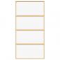 Preview: Schiebetür Golden 102,5x205 cm ESG-Klarglas und Aluminium