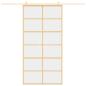 Preview: Schiebetür Golden 102,5x205 cm ESG-Klarglas und Aluminium