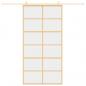 Preview: Schiebetür Golden 102,5x205 cm ESG-Klarglas und Aluminium