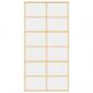 Preview: Schiebetür Golden 102,5x205 cm ESG-Klarglas und Aluminium