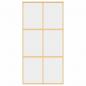 Preview: Schiebetür Golden 102,5x205 cm ESG-Klarglas und Aluminium