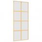 Preview: Schiebetür Golden 90x205 cm Matt ESG-Glas und Aluminium