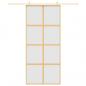 Preview: Schiebetür Golden 90x205 cm Matt ESG-Glas und Aluminium