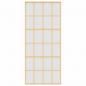 Preview: Schiebetür Golden 90x205 cm Matt ESG-Glas und Aluminium