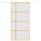 Preview: Schiebetür Golden 102,5x205 cm Matt ESG-Glas und Aluminium