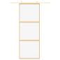 Preview: Schiebetür Golden 76x205 cm ESG-Klarglas und Aluminium