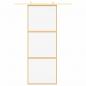 Preview: Schiebetür Golden 76x205 cm ESG-Klarglas und Aluminium