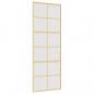 Preview: Schiebetür Golden 76x205 cm Matt ESG-Glas und Aluminium