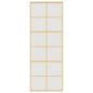 Preview: Schiebetür Golden 76x205 cm Matt ESG-Glas und Aluminium