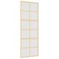 Preview: Schiebetür Golden 76x205 cm Matt ESG-Glas und Aluminium