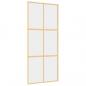 Preview: Schiebetür Golden 90x205 cm ESG-Klarglas und Aluminium