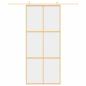 Preview: Schiebetür Golden 90x205 cm ESG-Klarglas und Aluminium