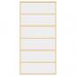 Preview: Schiebetür Golden 102,5x205 cm ESG-Klarglas und Aluminium