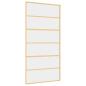 Preview: Schiebetür Golden 102,5x205 cm ESG-Klarglas und Aluminium