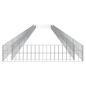 Preview:  Gabionen-Hochbeet Verzinkter Stahl 1000x100x20 cm