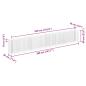 Preview:  Gabionen-Hochbeet Verzinkter Stahl 360×30×60 cm