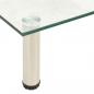 Preview: TV-Tisch 80x35x17 cm Transparentes Hartglas