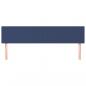 Preview: Kopfteile 2 Stk. Blau 100x5x78/88 cm Stoff