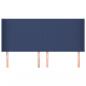 Preview: Kopfteil mit Ohren Blau 163x16x118/128 cm Stoff