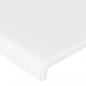 Preview: LED Kopfteil Weiß 163x16x78/88 cm Kunstleder