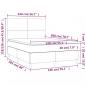 Preview: Boxspringbett mit Matratze Rosa 140x200 cm Samt