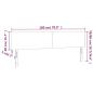 Preview: Kopfteile 2 Stk. Dunkelblau 90x5x78/88 cm Samt