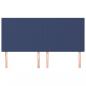 Preview: Kopfteile 4 Stk. Blau 80x5x78/88 cm Stoff