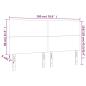 Preview: Kopfteile 4 Stk. Dunkelblau 90x5x78/88 cm Samt