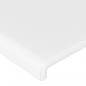 Preview: LED Kopfteil Weiß 160x5x78/88 cm Kunstleder