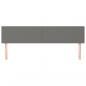 Preview: Kopfteile 2 Stk. Dunkelgrau 80x5x78/88 cm Stoff