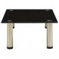Preview: TV-Tisch 60x35x17 cm Schwarz Hartglas