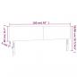 Preview: LED Kopfteil Dunkelgrau 160x5x78/88 cm Stoff
