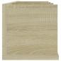 Preview: CD-Wandregal Sonoma-Eiche 75x18x18 cm Holzwerkstoff