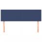 Preview: Kopfteile 2 Stk. Blau 72x5x78/88 cm Stoff