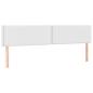 Preview: Boxspringbett mit Matratze & LED Weiß 160x200 cm Kunstleder