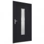 Preview: Haustür Anthrazit 98x190 cm PVC