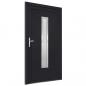 Preview: Haustür Anthrazit 98x208 cm PVC