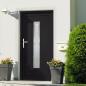 Preview: ARDEBO.de - Haustür Anthrazit 108x208 cm PVC