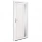 Preview: Haustür Weiß 98x208 cm PVC