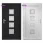 Preview: Haustür Anthrazit 98x190 cm PVC