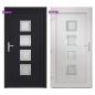 Preview: Haustür Anthrazit 98x208 cm PVC