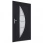 Preview: Haustür Anthrazit 108x208 cm PVC