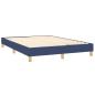 Preview: Boxspringbett mit Matratze & LED Blau 140x190 cm Stoff