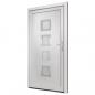 Preview: Haustür Weiß 98x208 cm PVC