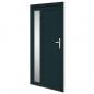 Preview: Haustür Anthrazit 108x208 cm PVC