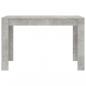 Preview: Esstisch Betongrau 120x60x76 cm Holzwerkstoff