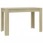 Preview: Esstisch Sonoma-Eiche 120x60x76 cm Holzwerkstoff