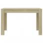 Preview: Esstisch Sonoma-Eiche 120x60x76 cm Holzwerkstoff